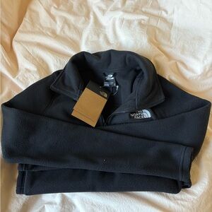 The North Face Glacier Fleece Dress XS Black NWT Long Sleeve Quarter Zip